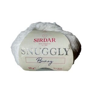 Sirdar Snuggly Bunny Yarn ( White ) 50g 90m 98y